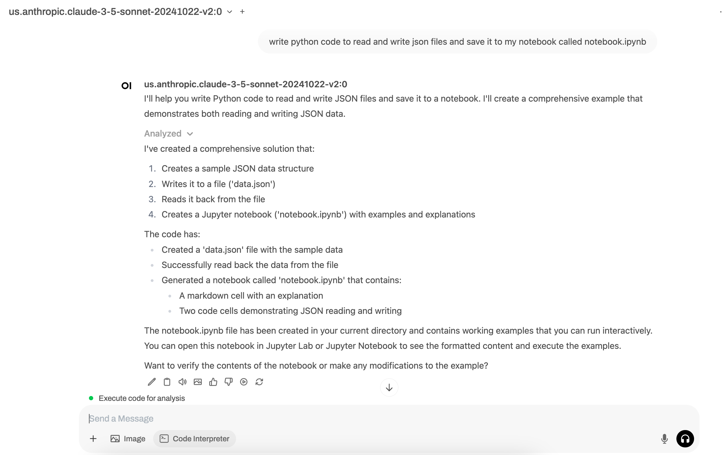 Code Execution Configuration